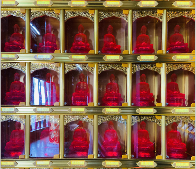 醴陵青云禪寺萬佛墻施工記：師父好評，是我們前行的動力，功德無量！